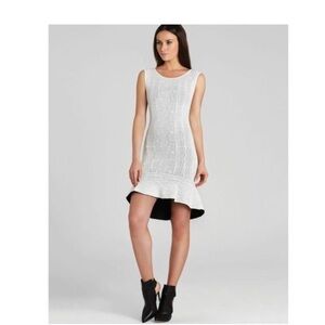 BCBGMaxAzria White High Low Dress